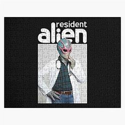 Resident Alien Prime Edition Graphic Xmas Gift Fan Jigsaw Puzzle
