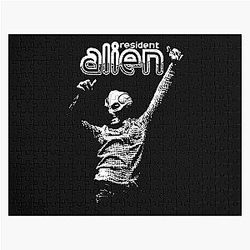 Bravery Based on Comics Resident Alien Retro Wave Jigsaw Puzzle