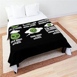 Resident Alien Graphic Comforter