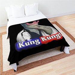 Resident Alien Solving Crimes Like Kung Fu Cute Gifts Comforter