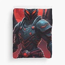 Resident Alien Samurai Duvet Cover