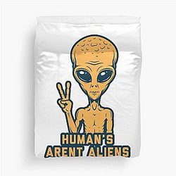 Resident Alien Perfect Xmas Gift Fan Duvet Cover