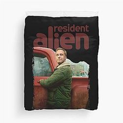 Resident Alien Graphic Christmas Gift Fan Duvet Cover