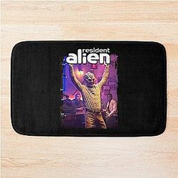 Bravery Based Comic Series Resident Alien Gift for Fans Bath Mat