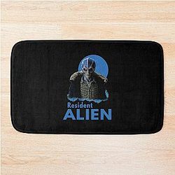 Tv Show Funny Comics Resident Alien Bath Mat