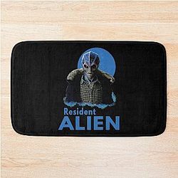 Resident Alien Retro Gift Bath Mat