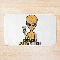 Resident Alien Perfect Xmas Gift Fan Bath Mat