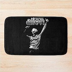 Bravery Based On Comics Strong Resident Alien Retro Wave Bath Mat