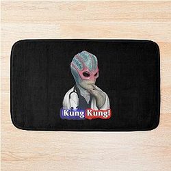 Resident Alien Solving Crimes Kung Fu Cute Bath Mat
