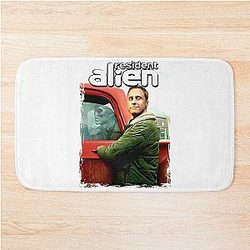 Resident Alien Series Art Xmas Gift Fan Bath Mat