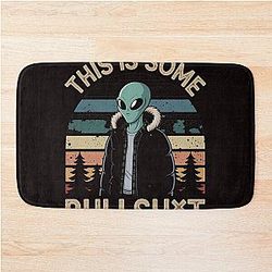 This Is Funny Alien Bath Mat