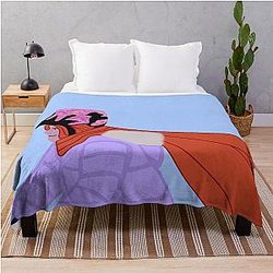 Sahar Resident Alien Bike Scene Throw Blanket