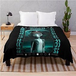 Bravery Based on Comics Strong Alien Solving Crime Like Kung Fu Cute Gift Classy Throw Blanket