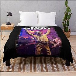 Bravery Based On Comic Strong Alien Funny Gift Throw Blanket