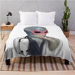 Resident Alien Doctor Throw Blanket