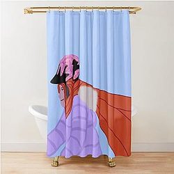 Sahar Resident Alien Bike Scene Shower Curtain