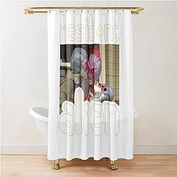 Resident Alien Prime Edition Graphic Christmas Gift Fan Shower Curtain