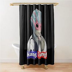 Resident Alien Graphic Perfect Christmas Gift Fan Shower Curtain