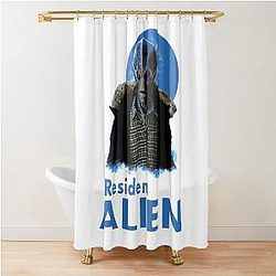 Resident Alien Gift Print Curtain