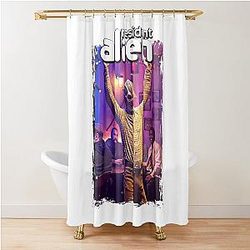 Resident Alien Series Perfect Christmas Gift Fan Shower Curtain