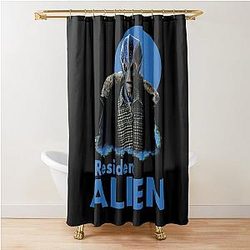 Resident Alien Graphic Perfect Xmas Gift Fan Shower Curtain