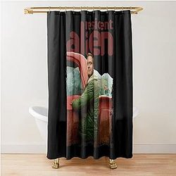 Resident Alien Graphic Perfect Christmas Gift Fan Shower Curtain