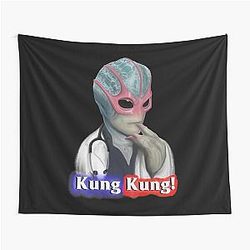 Resident Alien Graphic Xmas Gift Tapestry