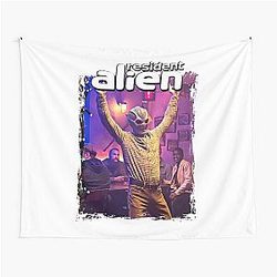 Resident Alien Perfect Christmas Gift Fan Tapestry