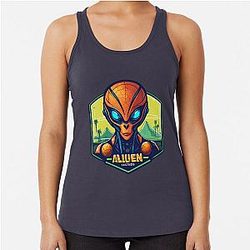 Resident Alien, Alien Lover Racerback Tank Top