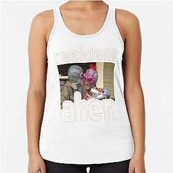 Resident Alien Prime Edition Graphic Perfect Xmas Gift Racerback Tank Top