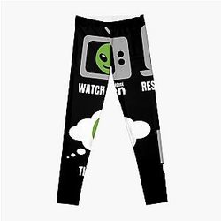 Resident Alien Graphic Christmas Gift Fan Leggings