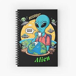 Resident Alien Comic Spiral Notebook