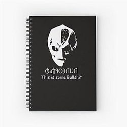 Harry Vanderspeigel Resident Alien Spiral Notebook