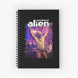 Bravery Based on Comics Resident Alien Series Gift for Fans Notebook