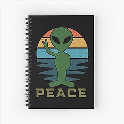 Bravery Based On Comics Strong Alien Series Gift For Fans Spiral Notebook
