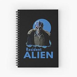 Resident Alien Gift Men Spiral Notebook