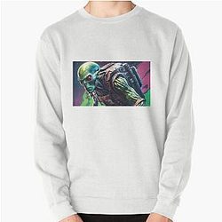 Resident Alien War Suit Pullover Sweatshirt