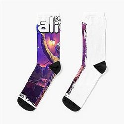 Resident Alien Perfect Christmas Gift Fan Socks
