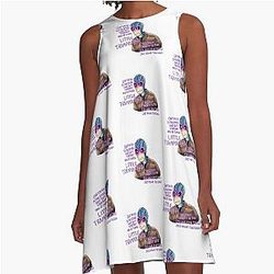 Resident Alien Sticker Ceiling Fan Store A-Line Dress