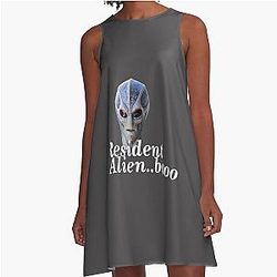 Resident Alien TV series Classic Resident A-Line Dress