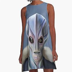 Resident Alien A Line Dress
