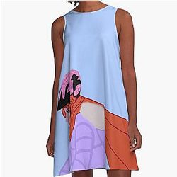 Sahar Resident Alien Bike A-Line Dress