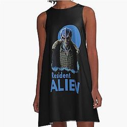 Resident Alien Gift Men A-Line Dress