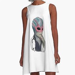 Resident Alien Doctor A Line Dress