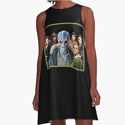Resident Alien This is Some Bullshit A Line Dress