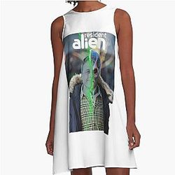 RESIDENT ALIEN This is A-Line Dress