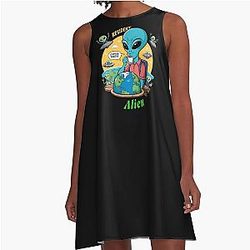Resident Alien A-Line Dress