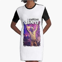 Resident Alien Series Perfect Graphic T-Shirt Dress