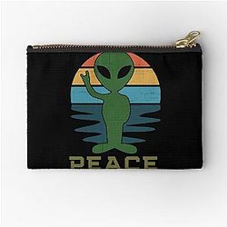Bravery Based on Comics Strong Alien Resident Series Gift for Fans Zipper Pouch