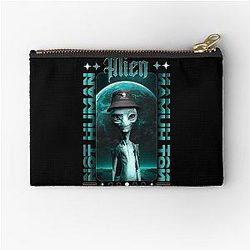 Bravery Based On Comics Resident Alien Solving Crime Like Kung Fu Cute Gifts Zipper Pocket